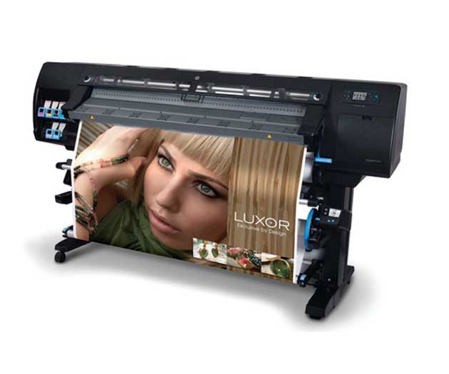 plotter ad inchiostri latex ecologici per stampa adesivi, striscioni, poster, pellicole termosaldabili per abbigliamento, canvas, ecopelle