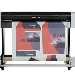 plotter a pigmento mutoh rj900 per stampa manifesti per affissione, poster, cad