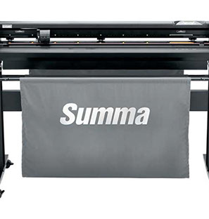 plotter per intaglio e fustella digitale Summa D12 con lettore di crocini, per intaglio adesivi prespaziati e sagomati